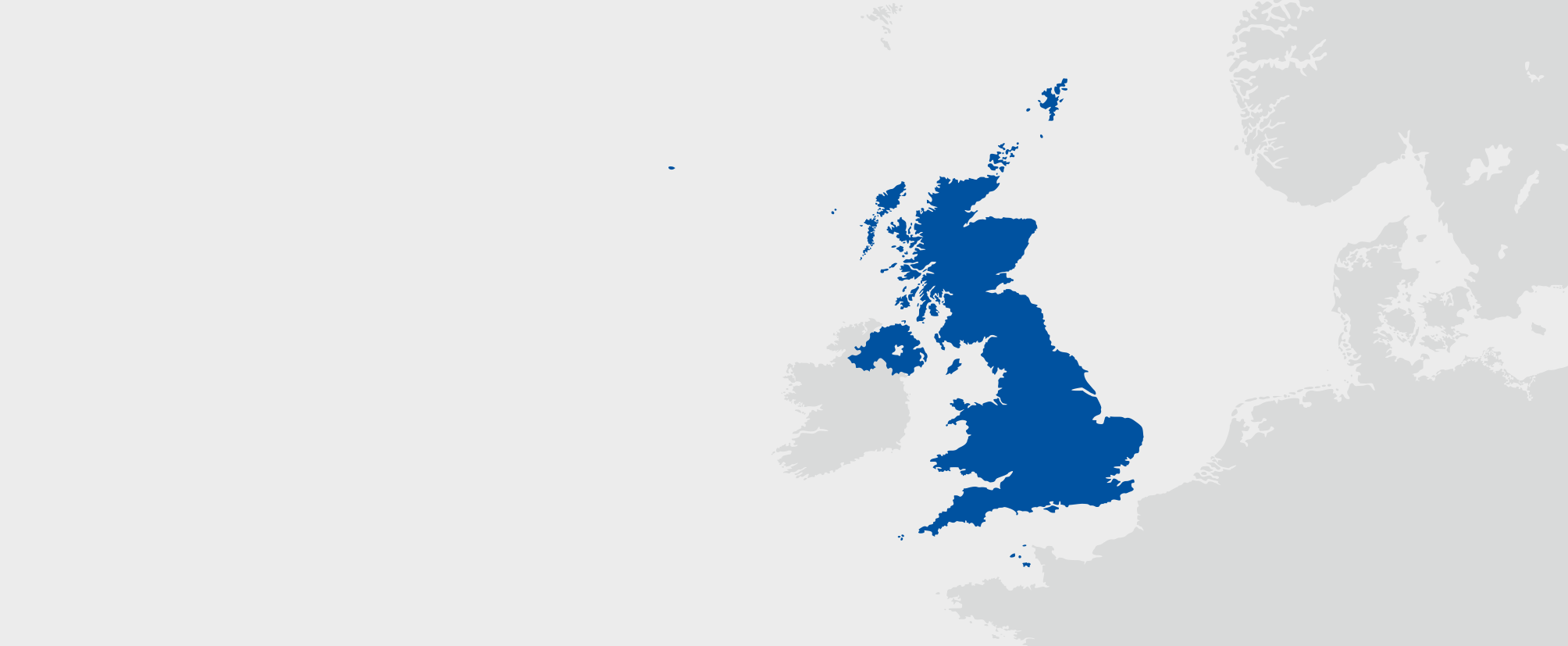 Velká Británie - umístění na mapě