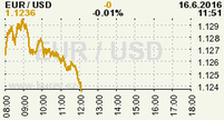 Online graf kurzu USD/EUR