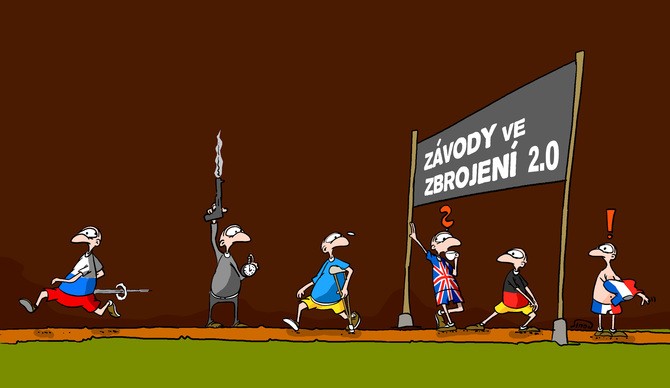 Kreslen vtip: Zvody ve zbrojen