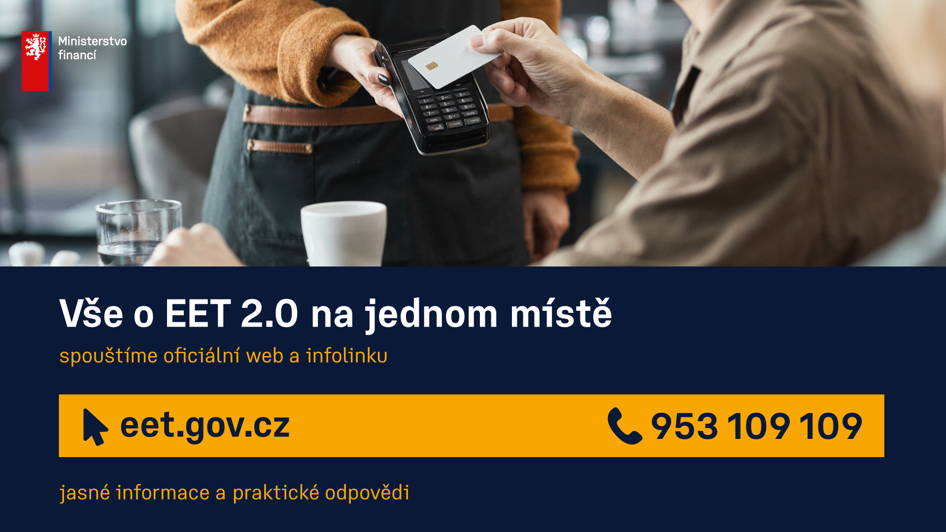 EET web a infolinka - vše o EET 2.0 na jednom místě
