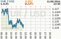 Online graf kurzu usd/eur