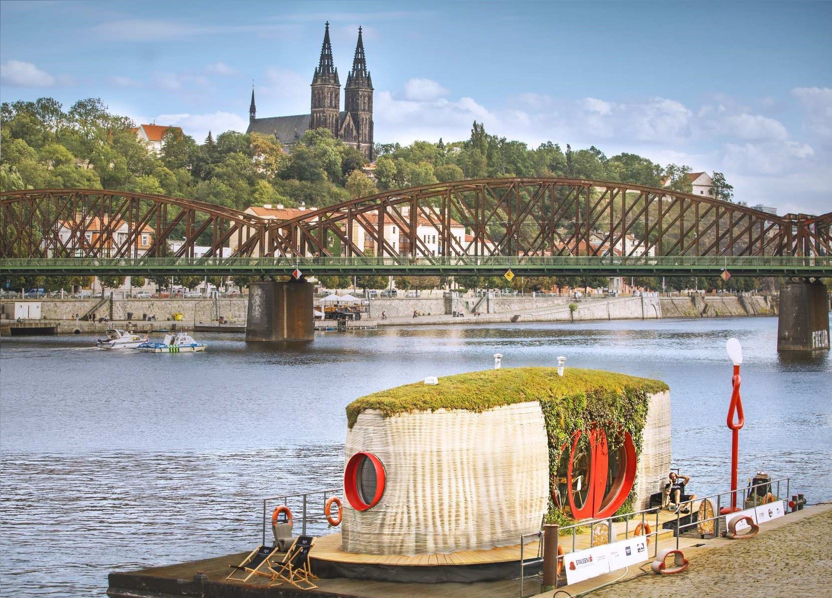 Prvok 3Dtisk stavba ilustrační