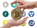 Cryptocurrency logos
