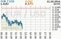 Online graf kurzu usd/eur