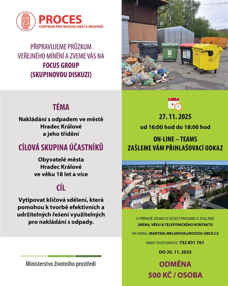 Zapojte se do diskuze o odpadovém hospodářství v HK