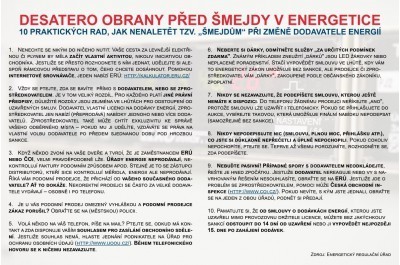 Desatero obrany ped mejdy v energetice