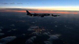 Gripen poprv zkouel natankovat z Airbusu A330 MRTT
