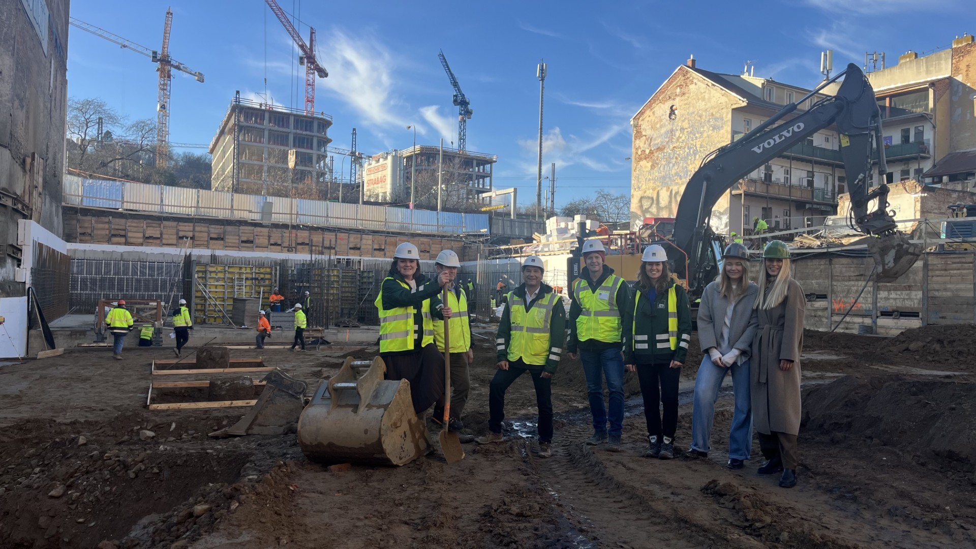 Rezidence Na Plzeňce z výstavby