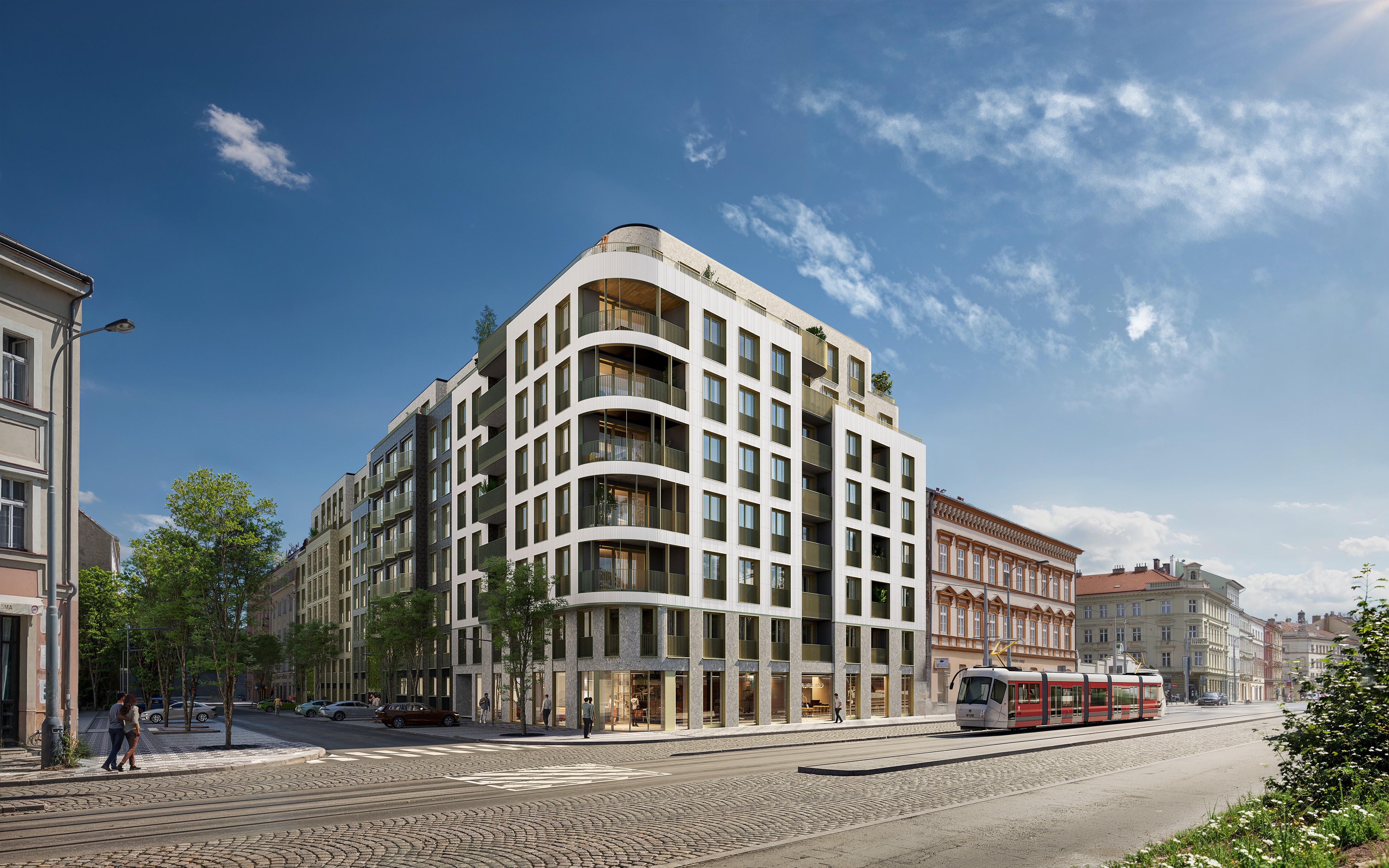 Rezidence Na Plzeňce vizualizace