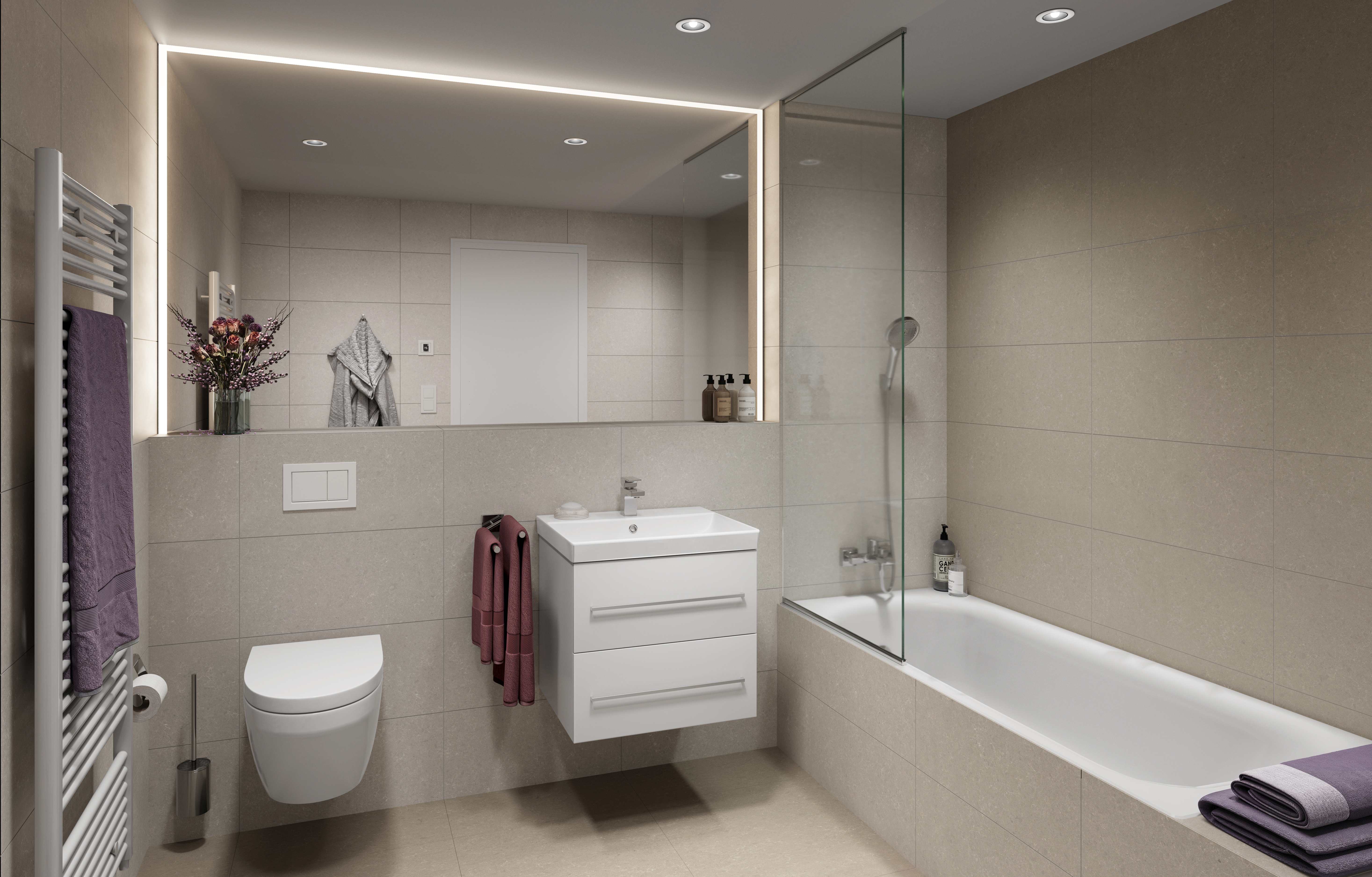 Rezidence Na Plzeňce vizualizace interiér