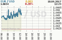 Online graf kurzu usd/eur