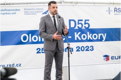 Zaala stavba dlnice Olomouc  Kokory