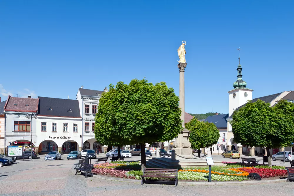 ilustrační Ústí nad Orlicí náměstí