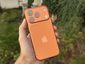 iPhone 27 Pro orange hand