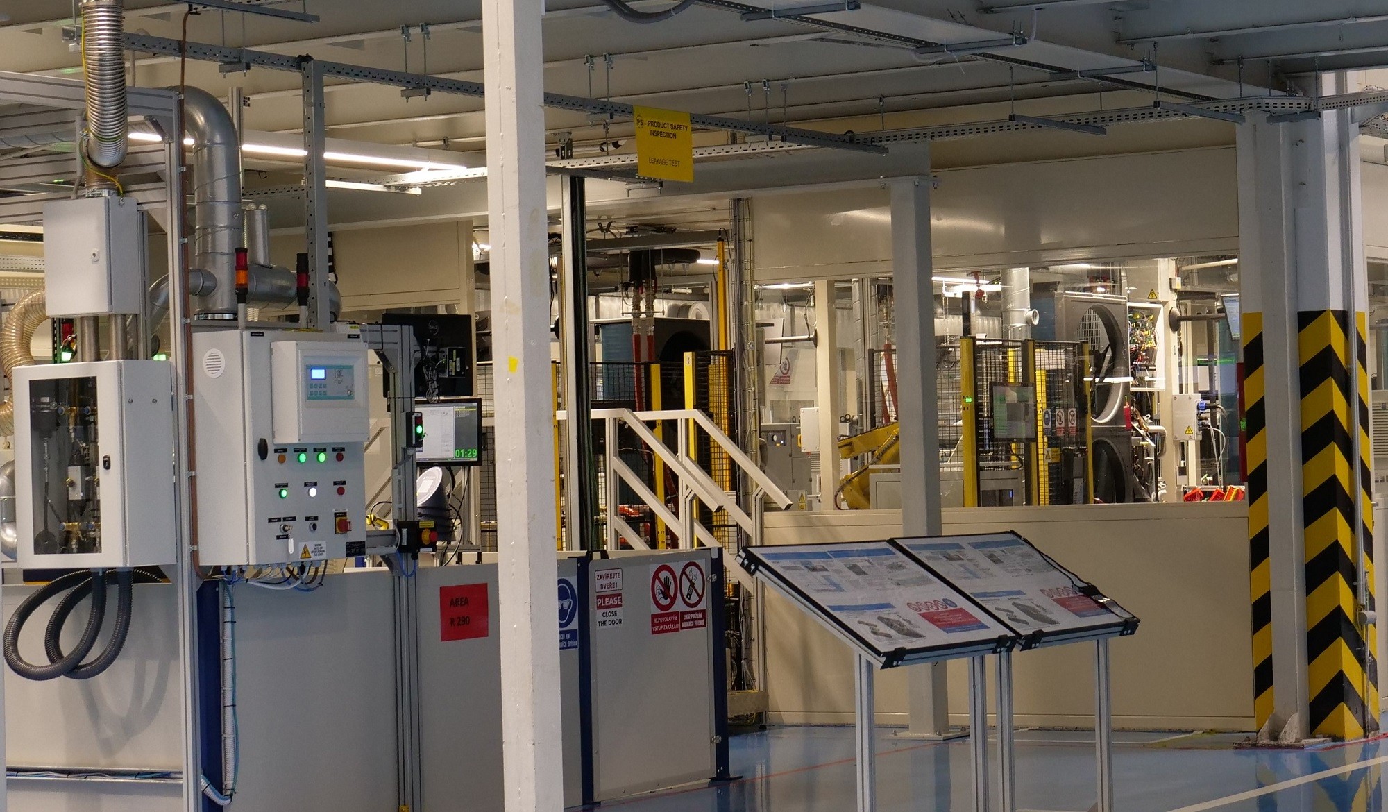 velkokapacitní linka na tepelná čerpadla