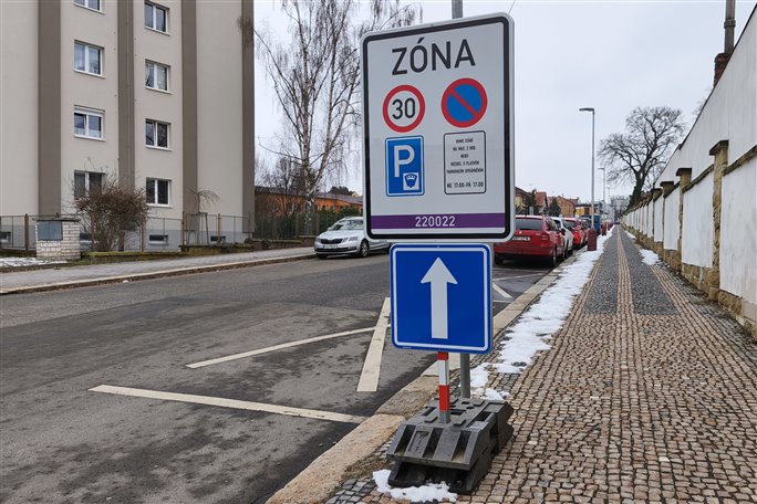 Novou jednosměrkou je například Šmilovského ulice. Foto Bohumil Horáček