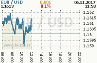 Online graf kurzu usd/eur