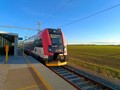 Jihomoravská vlaková jednotka Moravia ve stanici Šakvice