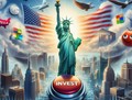 Socha Svobody a USA (ilustran)