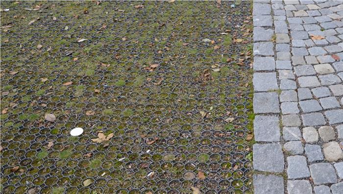 Parkovací plochy se zatravňovacími rošty