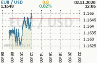 Online graf kurzu usd/eur