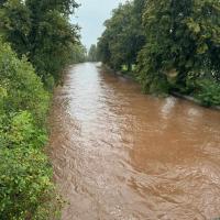 Situace na Labi ve Dvoe Krlov nad Labem 14. z 2024 dopoledne