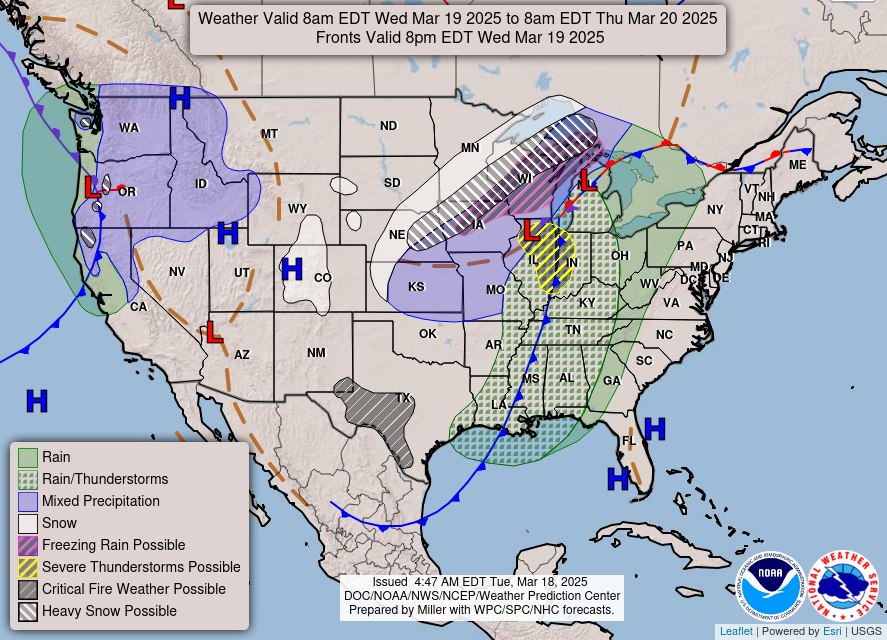 A strong Spring storm system will bring blizzard conditions from the ...