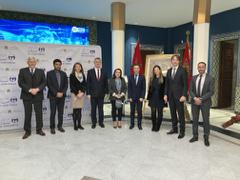 Setkn delegace Ministerstva prmyslu R veden nmstek ministra prmyslu a obchodu R Edvradem Kounkem s delegac Ministerstva prmyslu a obchodu Maroka veden pan Iamane Ben Rabia