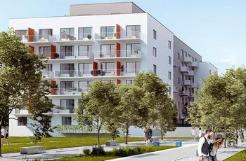 Rezidenční projekt Tulipa City je přímo naproti stanici metra Kolbenova