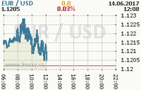 Online graf kurzu usd/eur