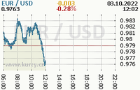 Online graf kurzu usd/eur