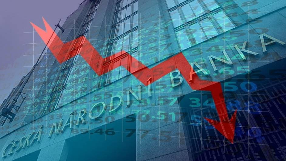 ČNB může zvažovat pokles sazeb