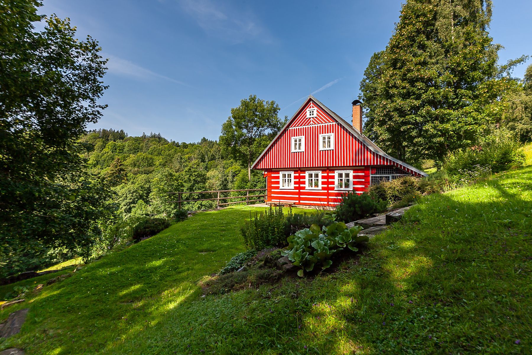 Chalupa Krkonoše ilustrační