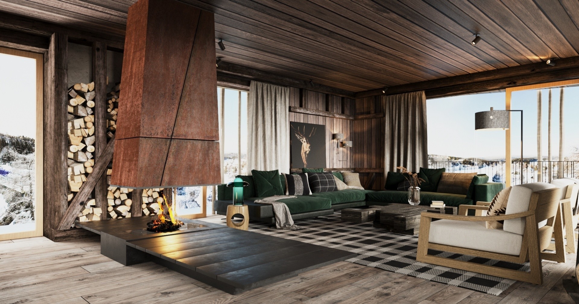 interiér Apartmány Albeřice