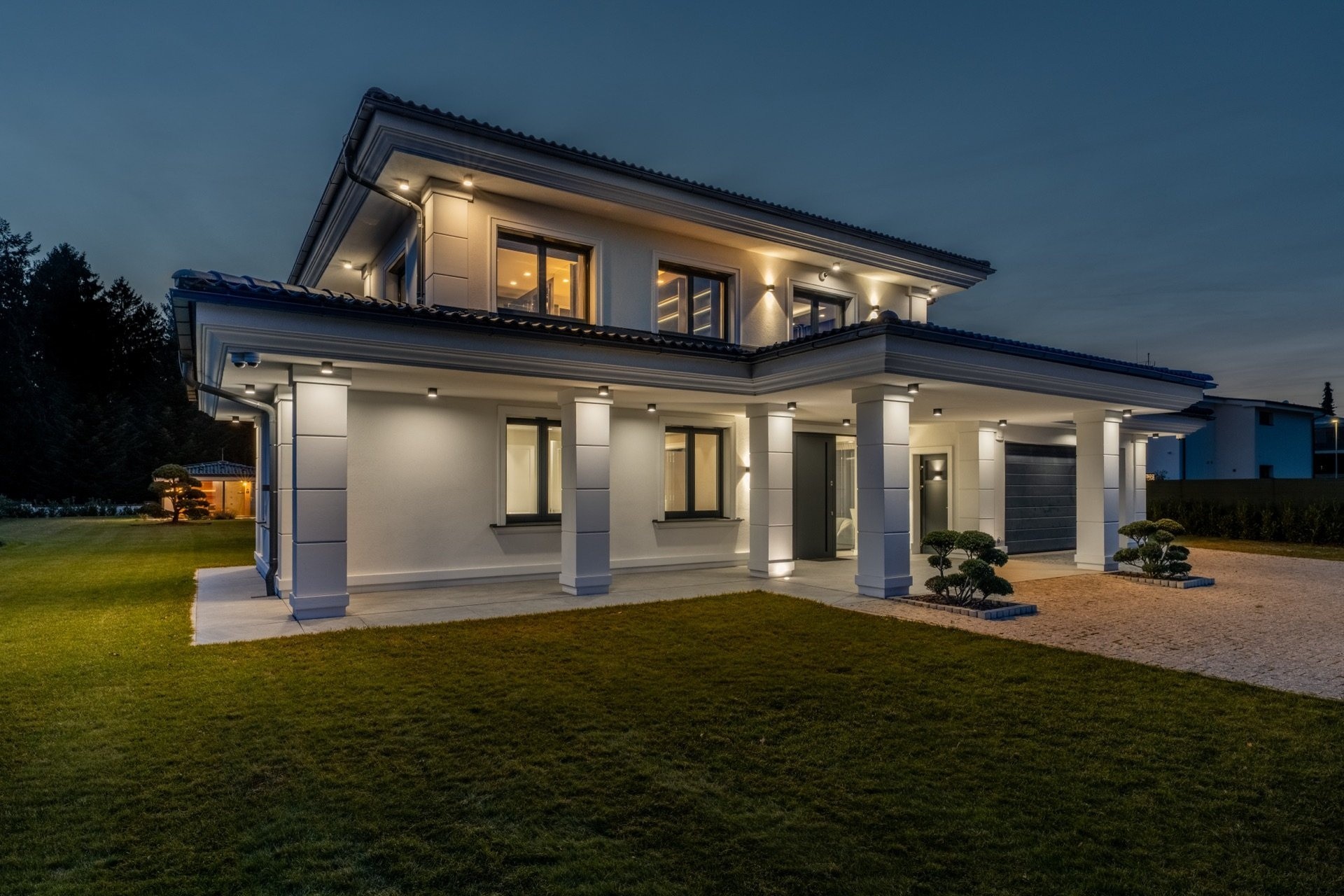 exteriér vila Lumiere Průhonice