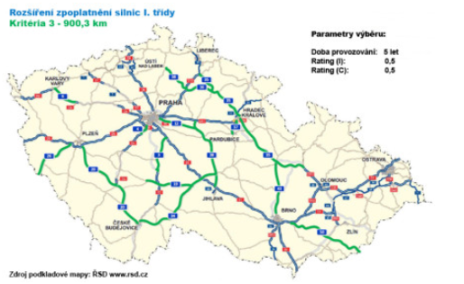 Které jsou nově zpoplatněné silnice?