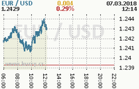 Online graf kurzu usd/eur