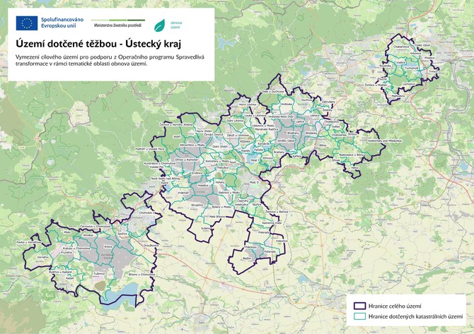 Mapa - vymezen zem po tb - ULK