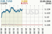 Online graf kurzu usd/eur