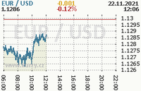 Online graf kurzu usd/eur