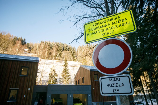 Vjezdov zkladna v Temnm Dole zkrt dojezdy zchran do horskch oblast