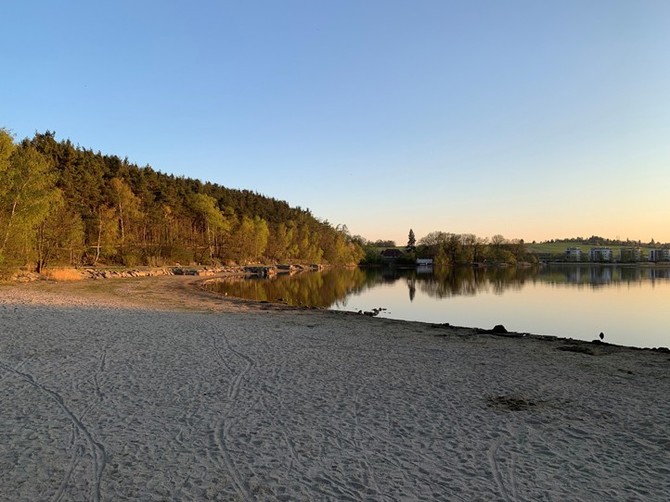 Velk boleveck rybnk, vatek z projektov dokumentace zpracovan firmou DHI a. s. (foto: Fojtkov)