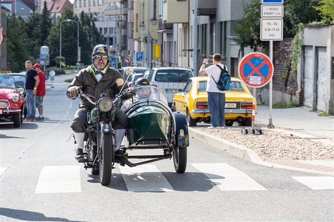 Oldtimer Bohemia Rally - ilustran foto Zdenk Koln.