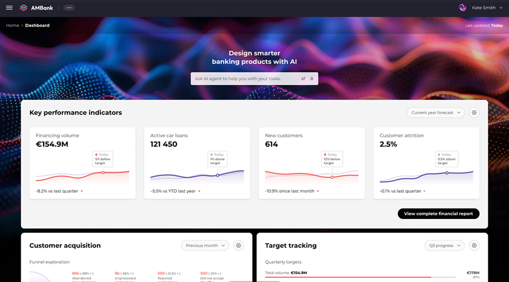 AI Product Designer �vodn� obrazovka