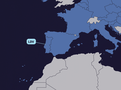 Map indicating the approximate location of the project in Portugal.