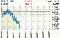 Online graf kurzu usd/eur