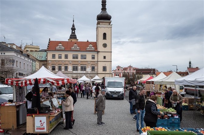 Prvn leton farmsk trhy na nmst. Foto Zdenk Koln