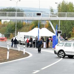 Kraj zprovoznil napojen prmyslov zny Tbor vchod s Voickou ulic o dva msce dve.