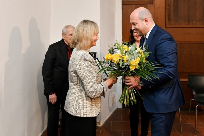 Zahjen vstavy Jiho Suchho (fotografie: M. Chaloupka)