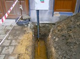 po�kozen� plynov� p��pojka